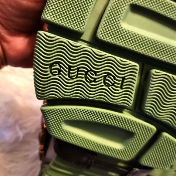 Gucci Flashtrek Hiking Sneakers Graphite Dark Gray Size 37 - Picture 12 of 16